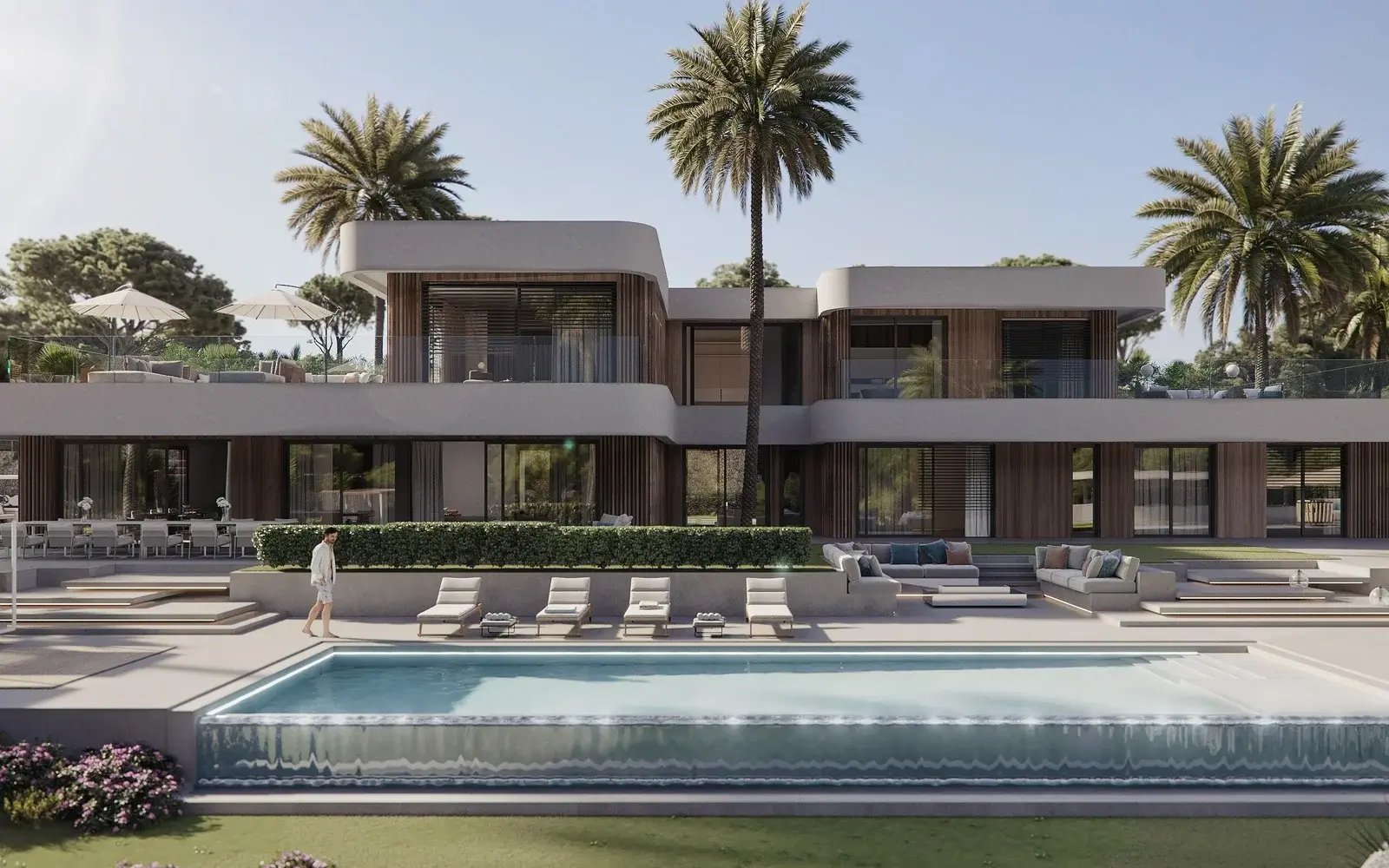 Bespoke villa at Las Colinas, Villa Tomillo, front view