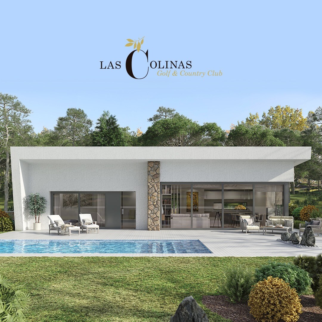 Modern villa med basseng og hage på Las Colinas