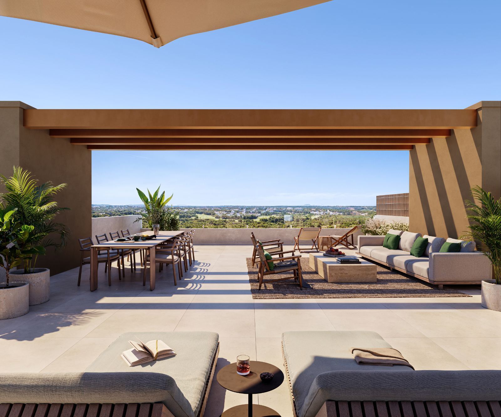 Roof terrace