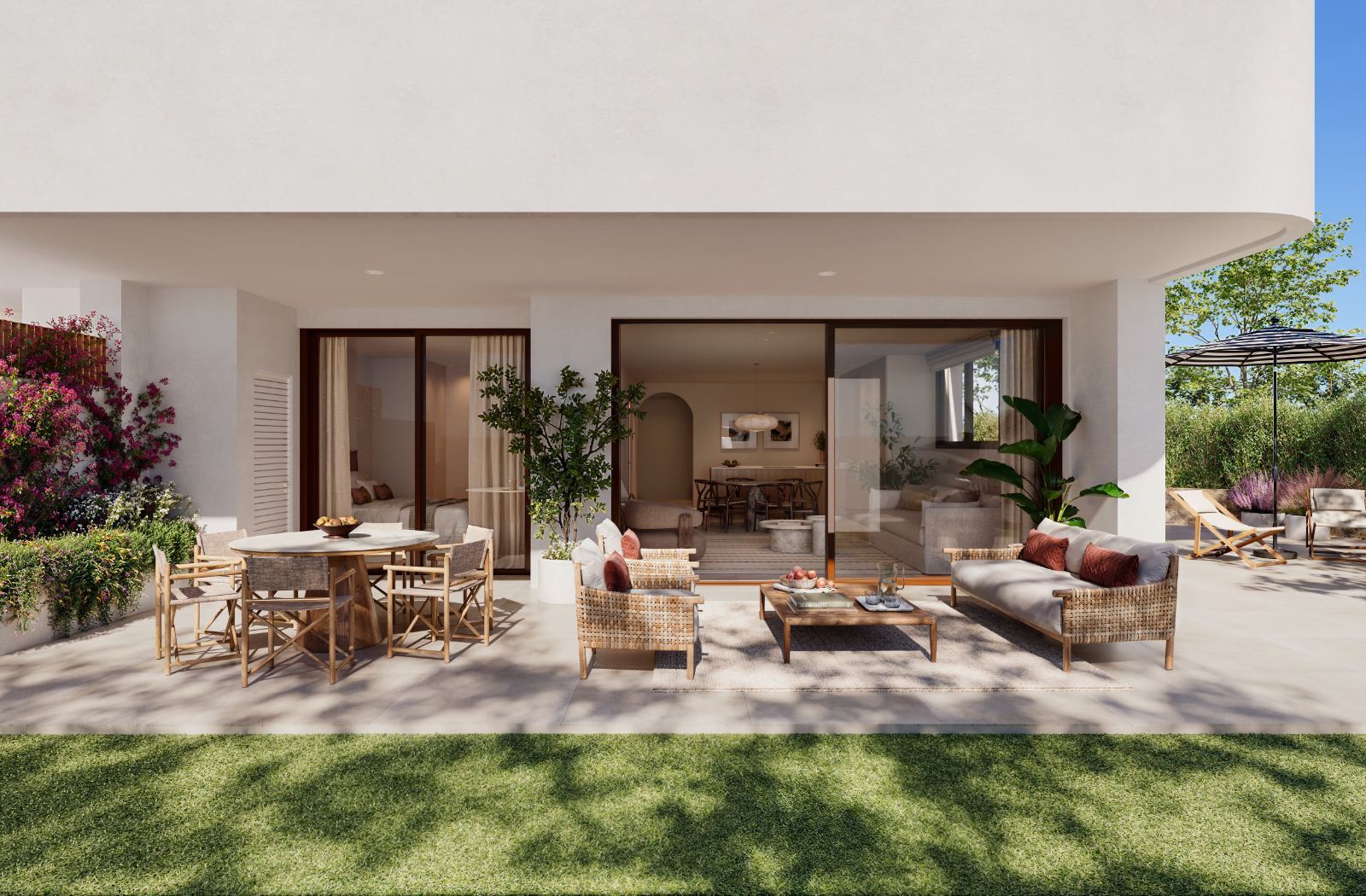 Garden apartments