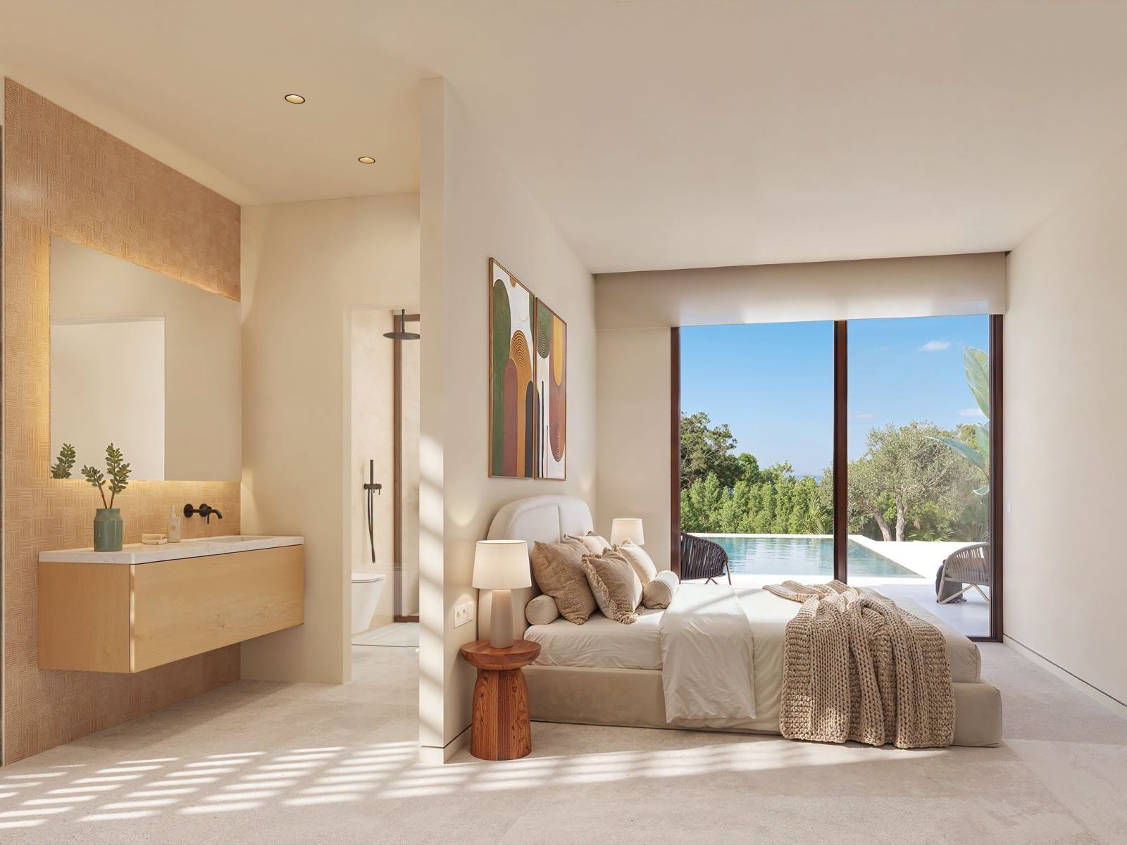 Bedroom and bathroom, Lima